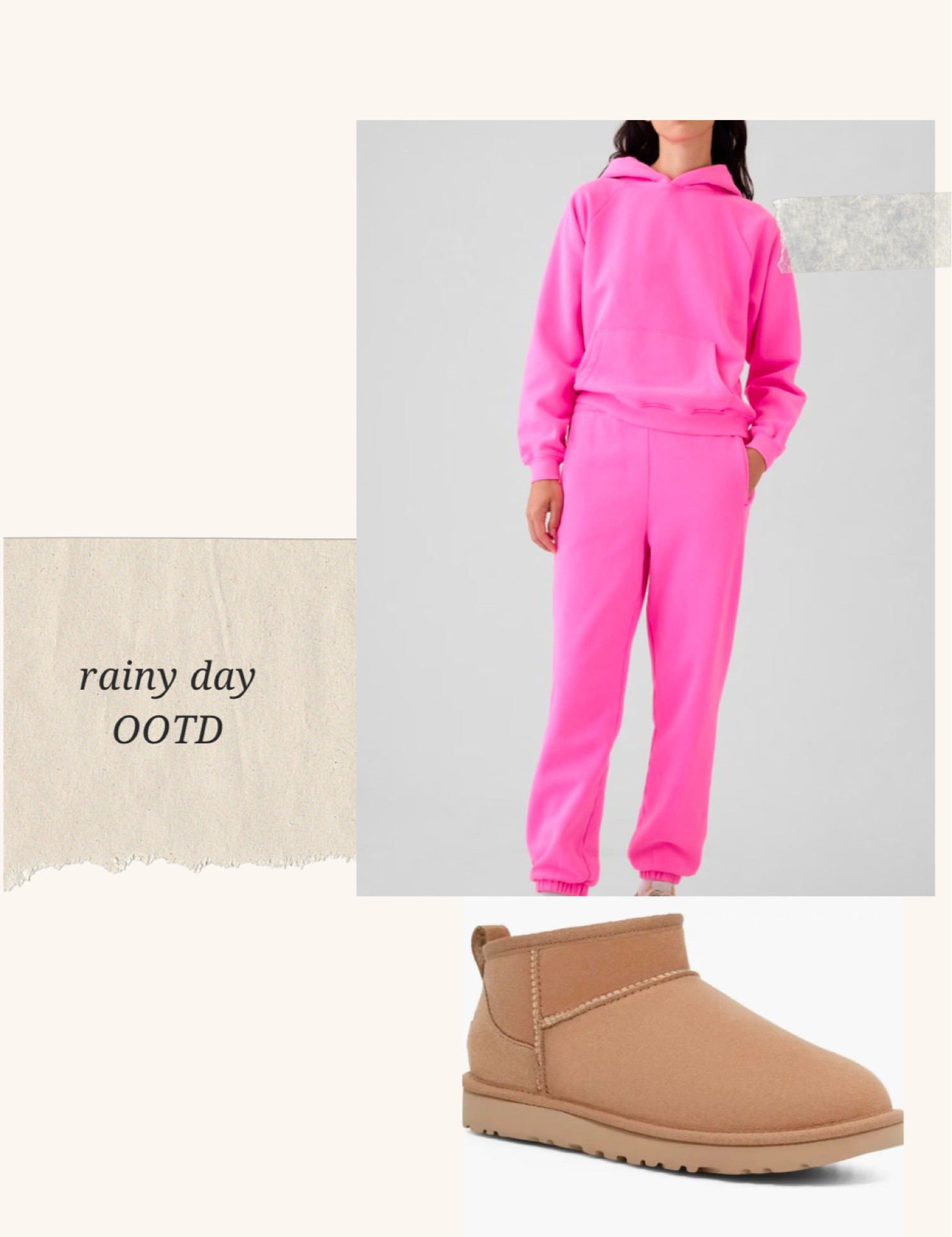 My rainy day OOTD. 
Sweats set is on sale! 

#LTKActive #LTKSaleAlert #LTKOver40