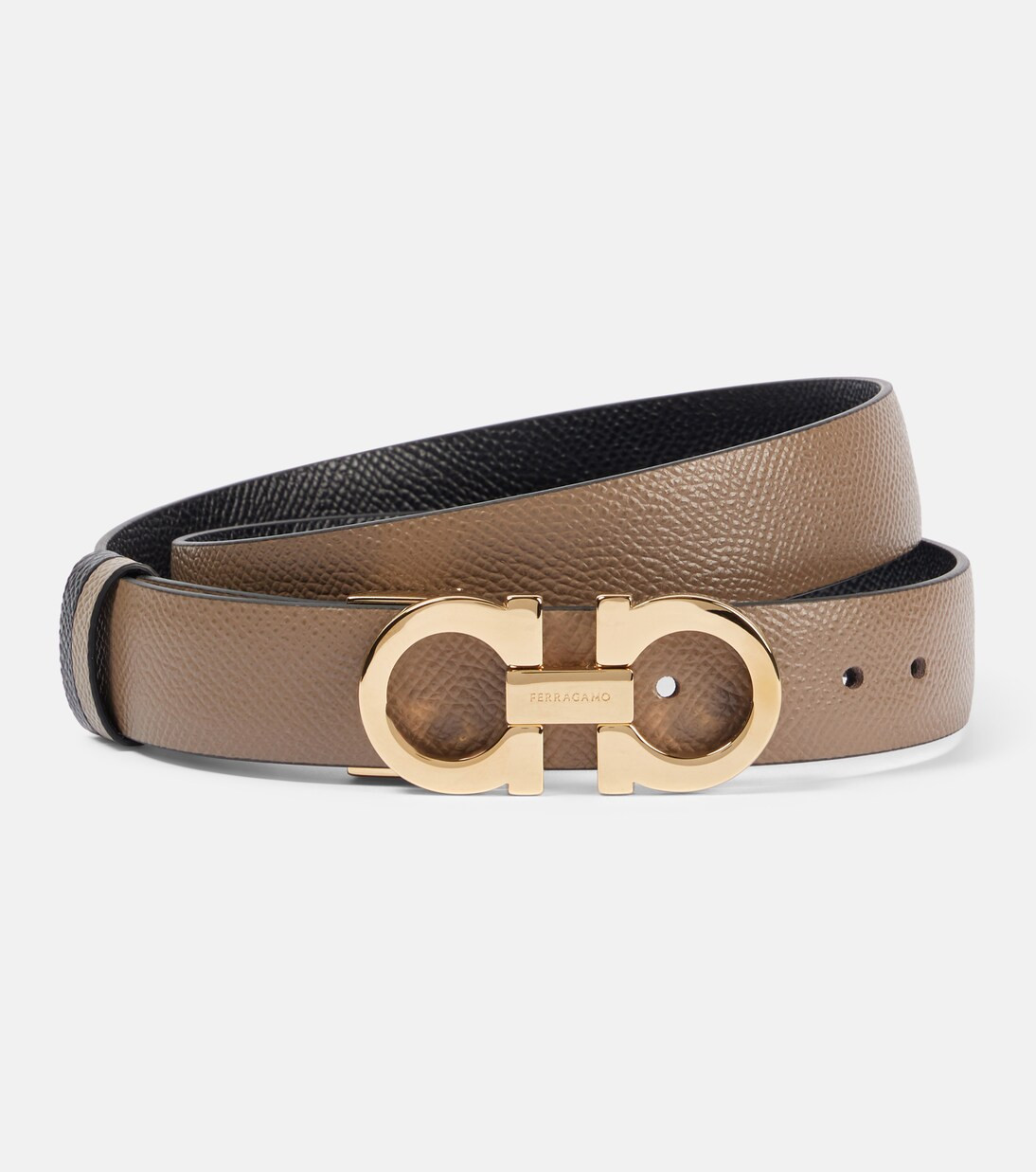 Gancini reversible leather belt | Mytheresa (INTL)