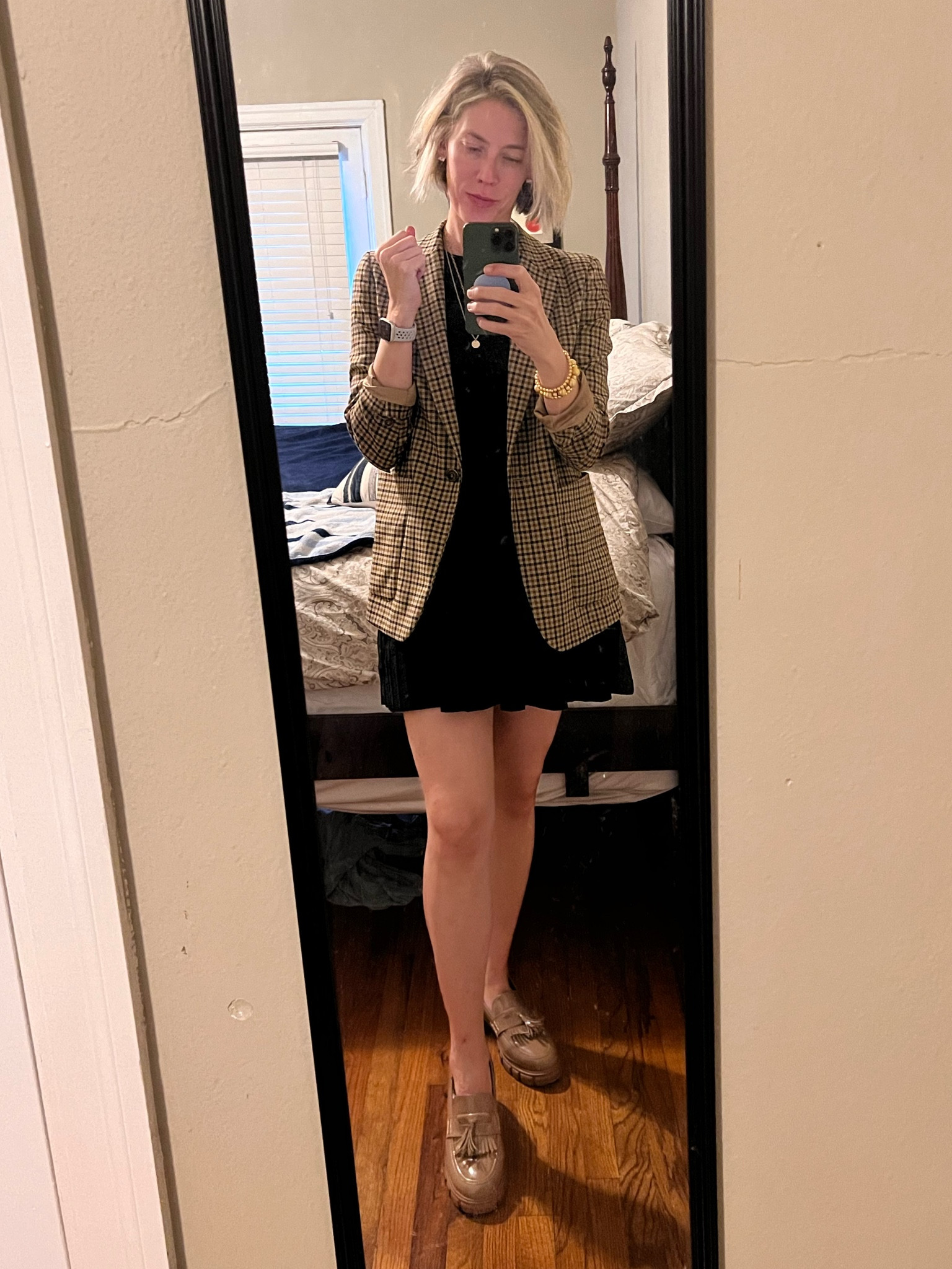 How to Style a Dress for the Office. Workwear for tall women. Walmart fashion find. 

#LTKFindsUnder50 #LTKOver40 #LTKWorkwear