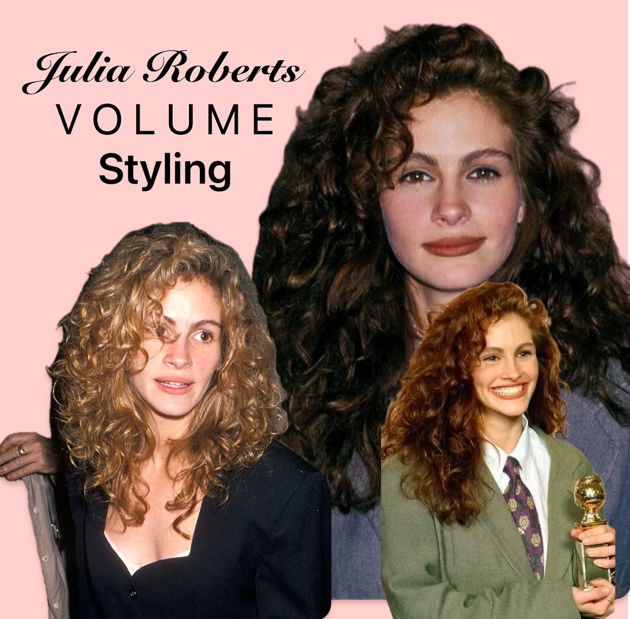 🚨 Big 90’s Hair is BACK, baby! 🚨
Think Julia Roberts – big, voluminous, girl-next-door vibes with that iconic smile and even bigger curls.

✨ Want that look? Here’s the secret: LIGHTWEIGHT products are your BFFs! Foams, mousses, light gels, and texture sprays are perfect for body, bounce, and shine!

Who’s this look for?
🌊 Curlies with medium to high density hair + a wavy to curly pattern.

Where to rock it?
🏝️ Vacation vibes
🎉 Parties
🌞 Beach days

👉 Products to get you there:
FOAMS
• Innersense I Create Lift Volumizing Foam
• The Doux Mousse Def Texture Foam
• AG Care Cloud Mousse

GELS
• Innersense I Create Volume
• Rizos Curls Light Hold Gel
• Olaplex No. 10 Curl Defining Gel

CREAMS
• Innersense Whipped Cream Texturizer
• Rizos Curls Refresh & Detangle Spray
• Aveda Nutriplenish Leave-In Conditioner

SPRAYS
• Innersense I Create Waves
• Innersense I Create Finish
• PUFF.ME Volumizing Powder by DESIGNME

✨ Pro tip: Scrunch your hair while diffusing for max volume – you’ll feel like you just stepped out of a 90’s rom-com!