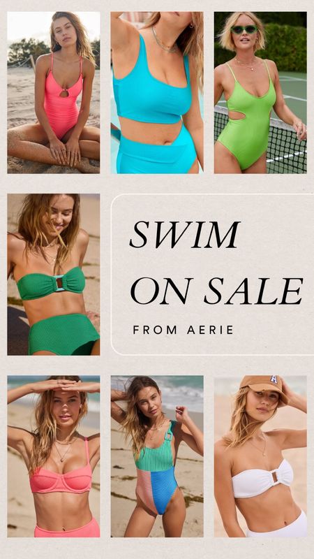 Aerie swim on sale! They always have great options for under $50! 

#LTKSwim #LTKSeasonal