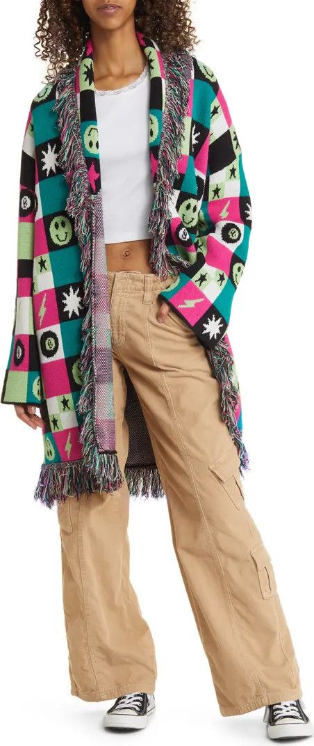 Dressed in Lala Not Made To Be Subtle Luxe Fringe Cardigan | Nordstrom | Nordstrom