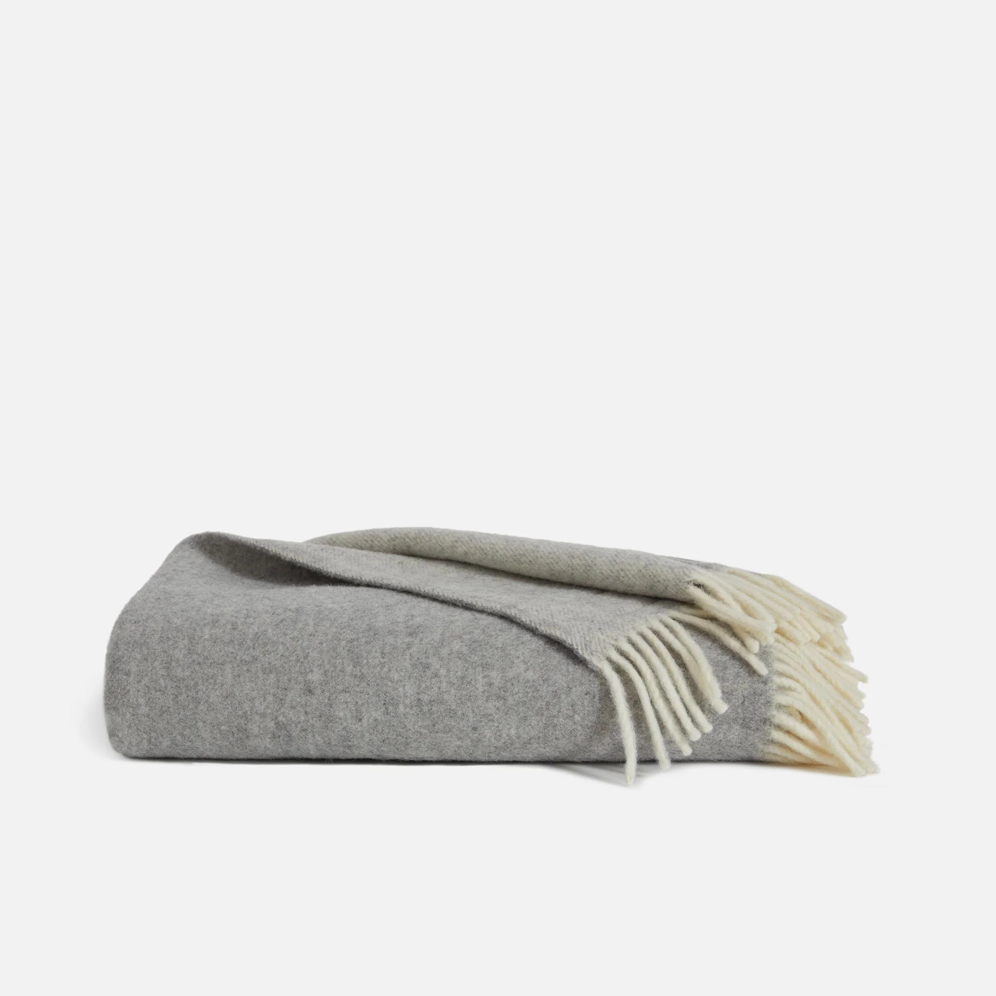 Brooklinen Pure Wool Throw Blanket in Greige | Brooklinen