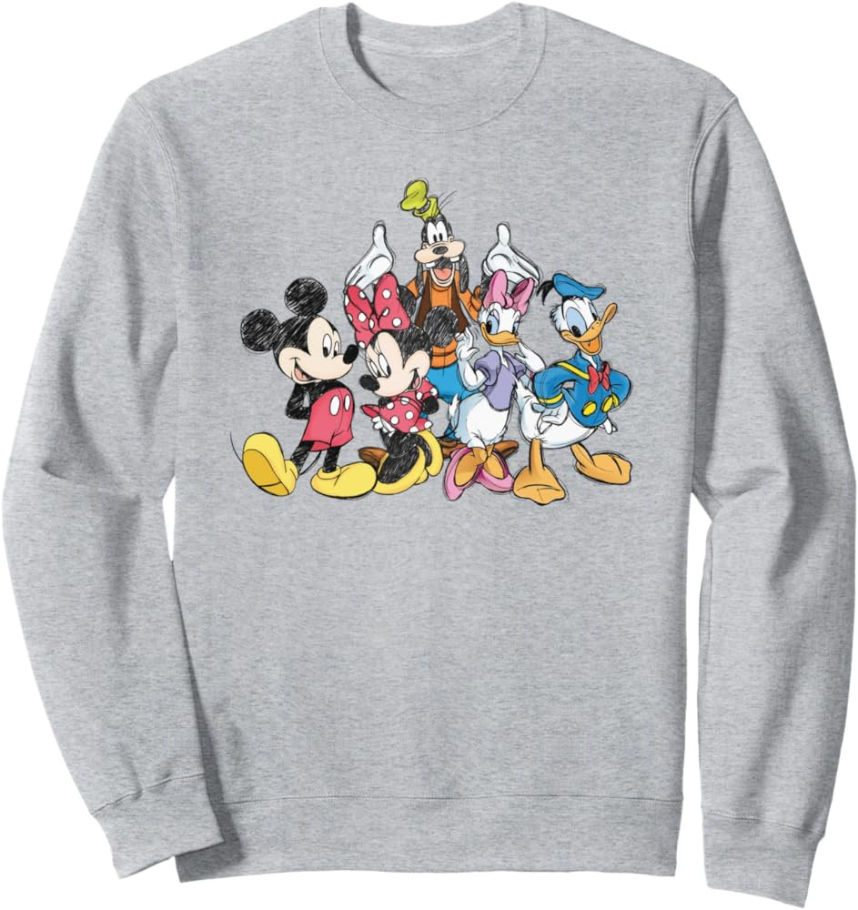 Disney Mickey Mouse and Friends Sweatshirt | Amazon (US)