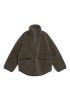 Leather Trimmed Pile Anorak | ARKET (US&UK)