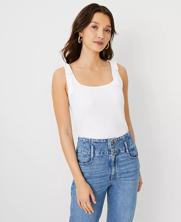 Tie Shoulder Sweater Shell | Ann Taylor | Ann Taylor (US)