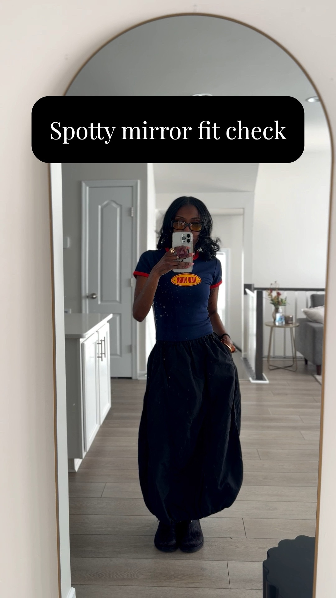 Running out for a day with my sisters. Didn’t notice this mirror was spotty until I was about to walk out the door 😒

#ootd #saturdayouting #casualoutfit #springcasualoutfit #zara #coach #amazon #nordstromrack

#LTKootd #LTKPetite #LTKdayinmylife