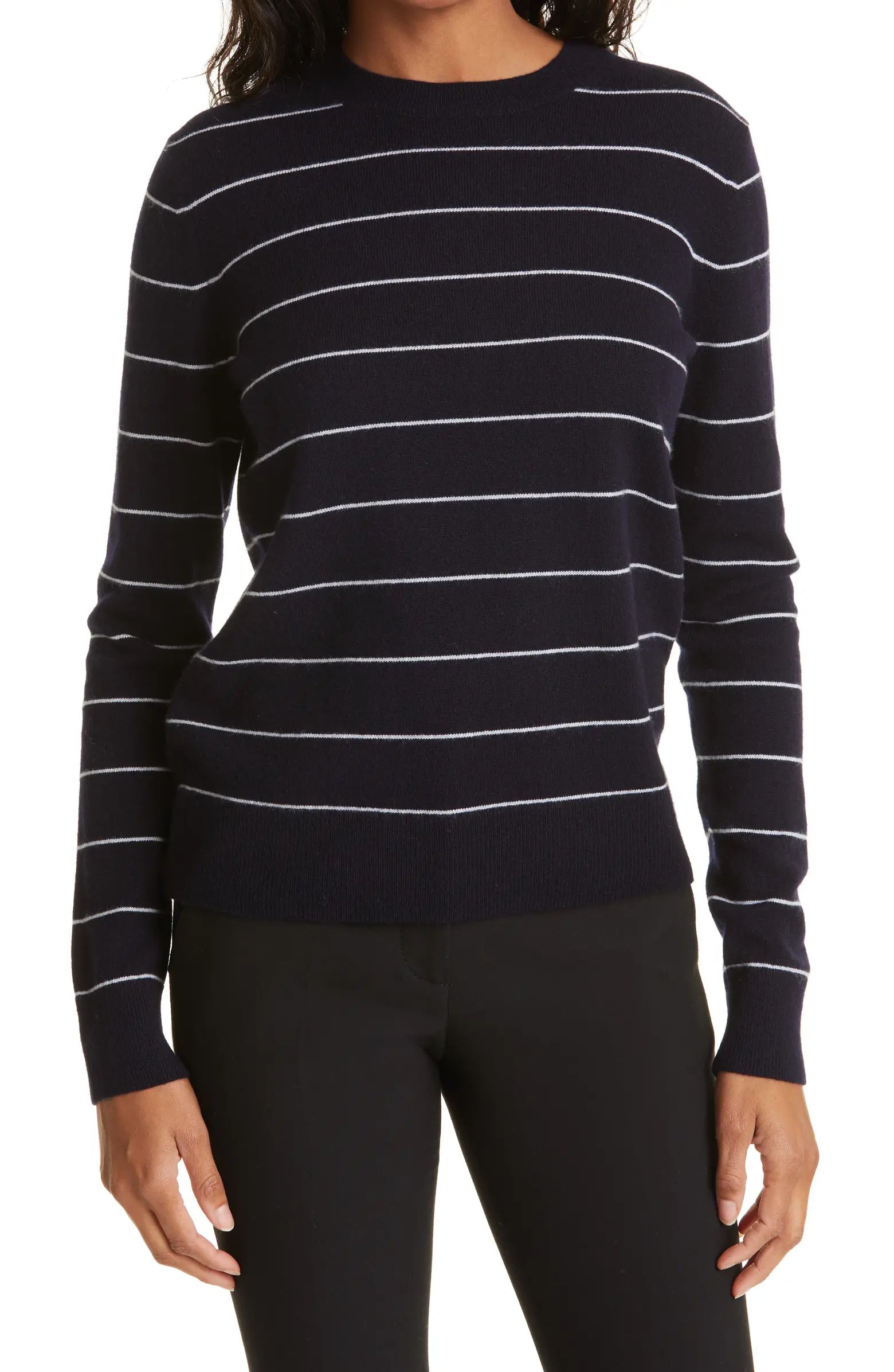 Stripe Wool & Cashmere Sweater | Nordstrom