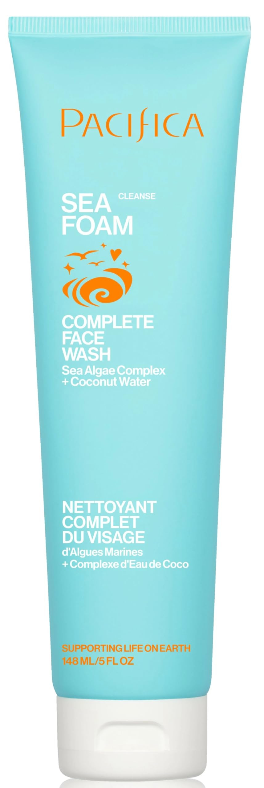 Pacifica Beauty Sea Foam Face Cleanser, Daily Gentle Foaming Face Wash, With Coconut Water + Sea ... | Amazon (US)