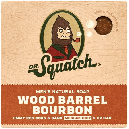 Dr. Squatch Wood Barrel Bourbon Natural Bar Soap for Men, 5 oz | Walmart (US)