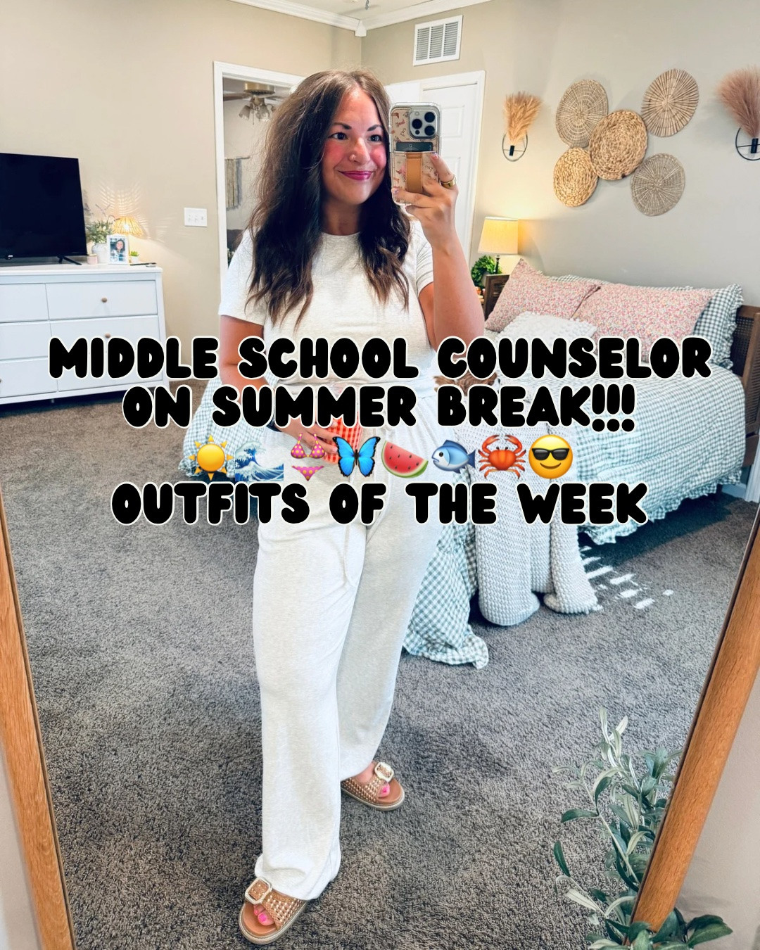 Last week’s middle school counselor on summer break (!!!) outfit round up! ☀️🌊👙🦋🍉🐟🦀😎 Cheers to summer, baby! ⭐️

#LTKootd #LTKdayinmylife #LTKMidsize
