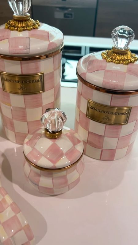 Mackenzie Childs rosy check

Pink kitchen decor. Spring kitchen decor. Summer kitchen decor. Pink canisters. Pink aesthetic. Pink home finds. 

#LTKVideo #LTKStyleTip #LTKHome