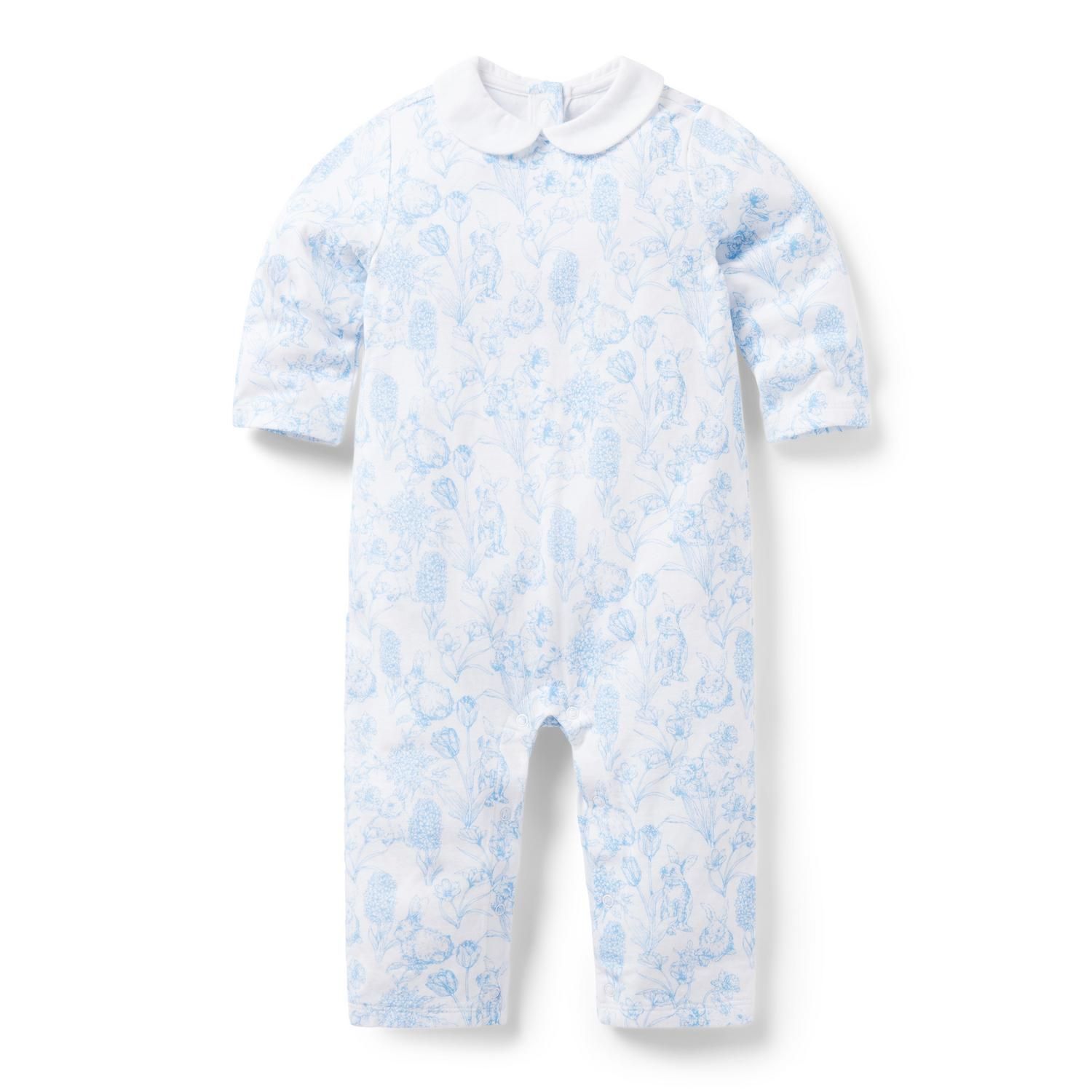 Baby Bunny Toile One-Piece | Janie and Jack