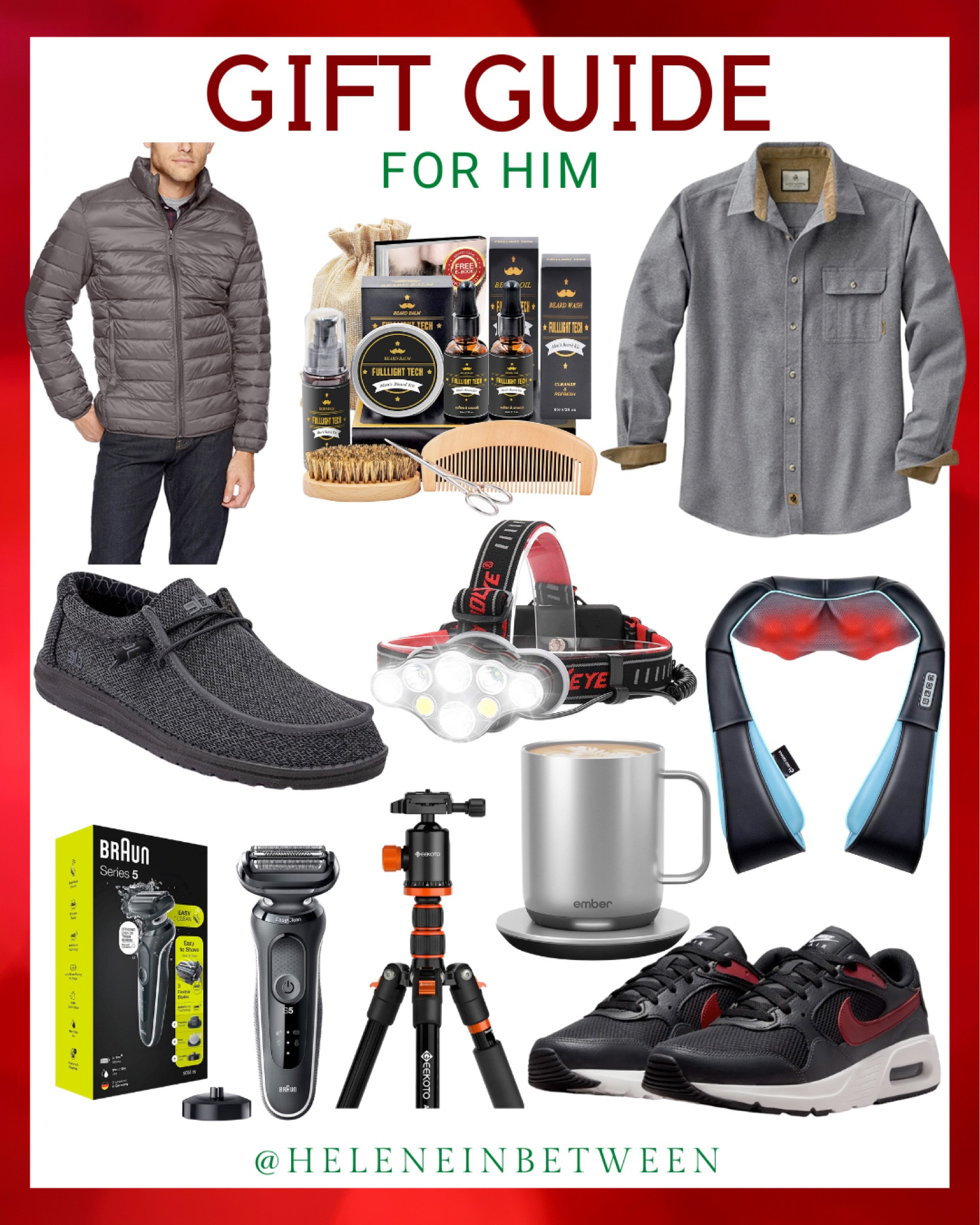 Gifts for men for a Christmas all picked by Michael! 

Christmas gifts for men / holiday gifts for men / gifts for boyfriend / gifts for husband 

#LTKHoliday #LTKGiftGuide #LTKsalealert