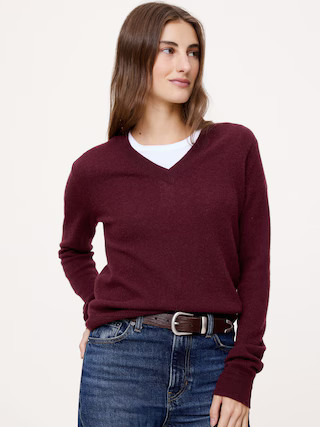 Lightweight Cashmere V-Neck Sweater | Banana Republic (US)