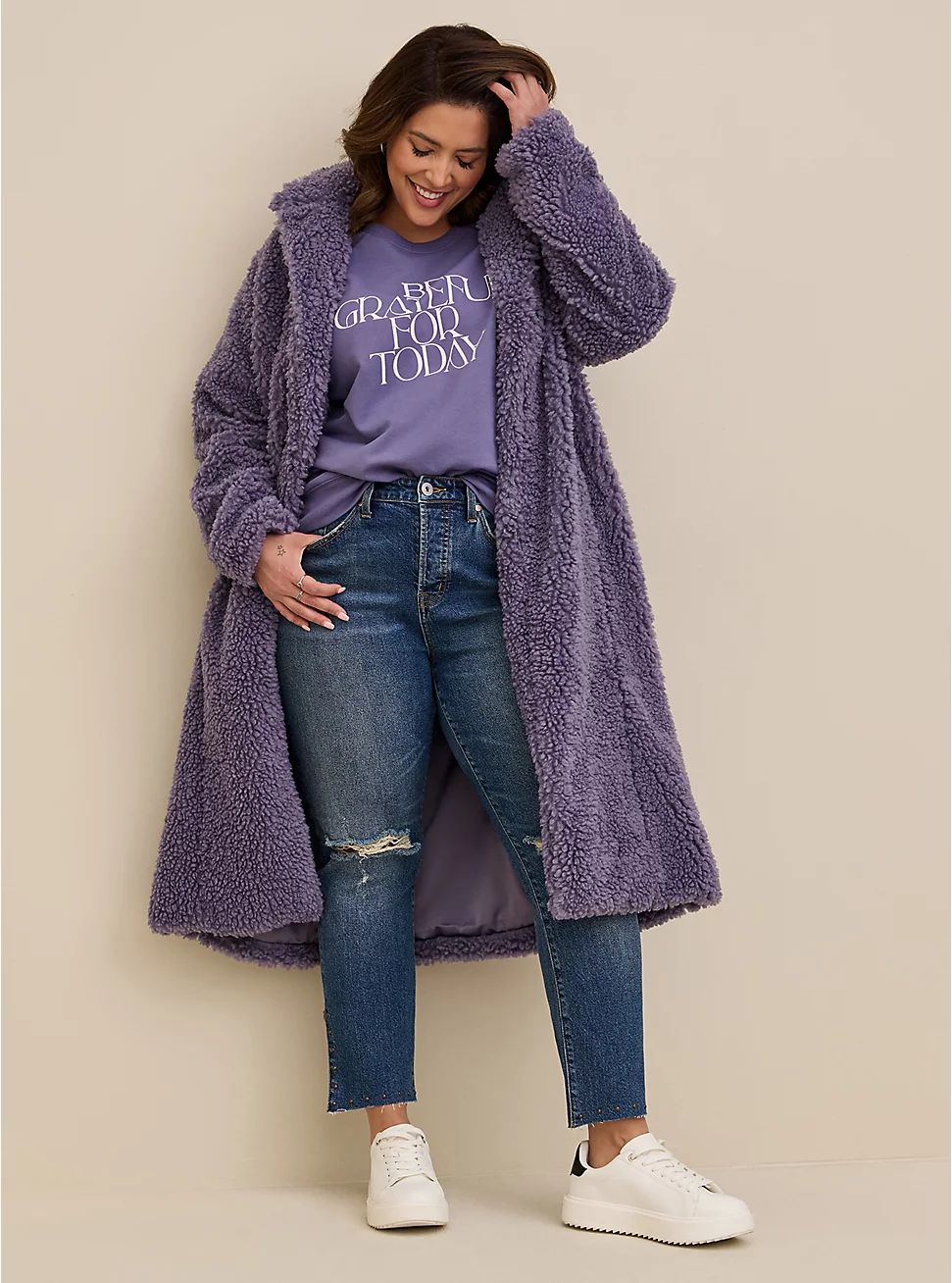 Sherpa Maxi Coat | Torrid (US & Canada)