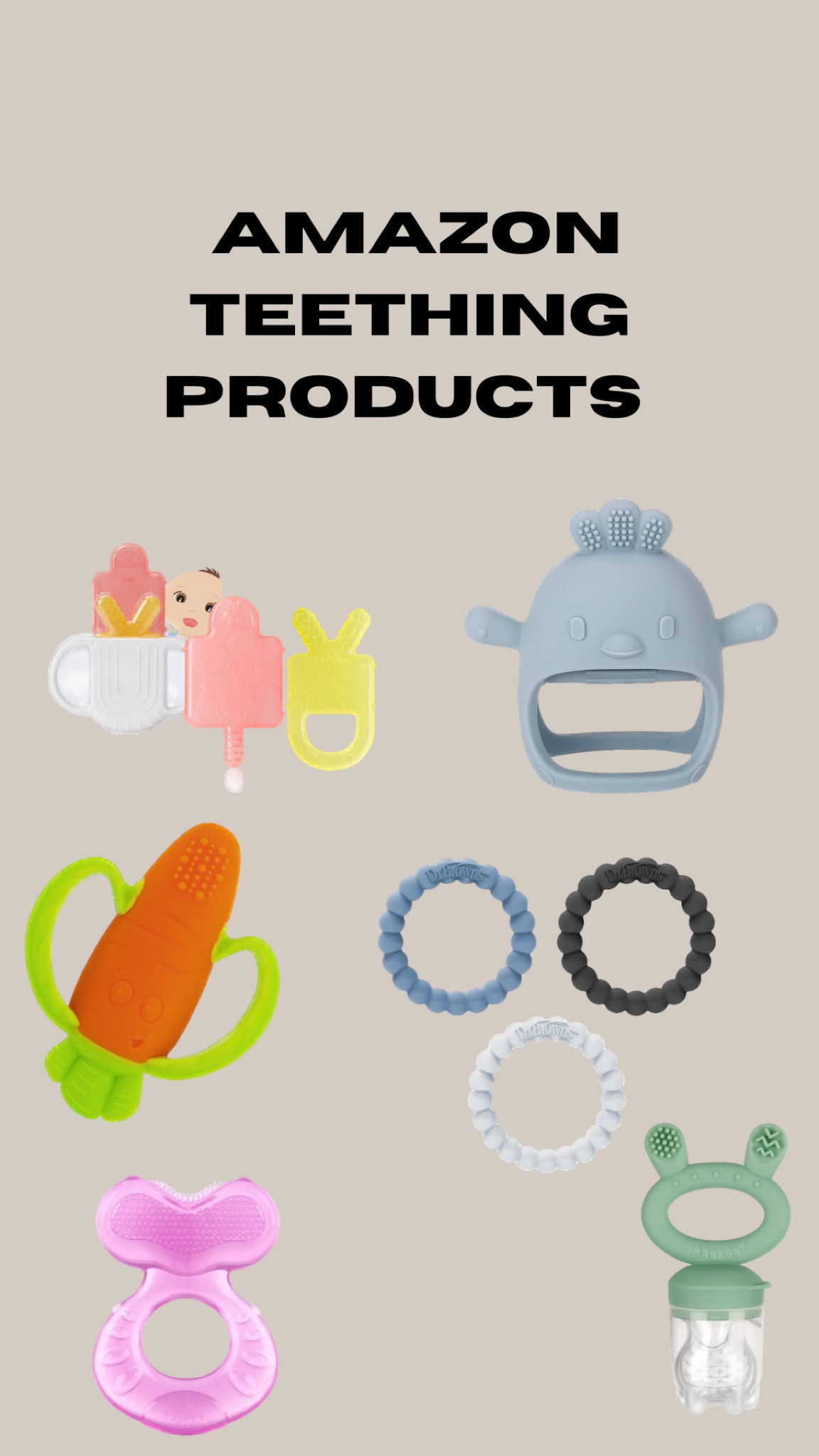 Amazon Teething Products! My absolute favorite that my baby loves! #amazon #teethers 

#LTKkids #LTKbaby #LTKbump