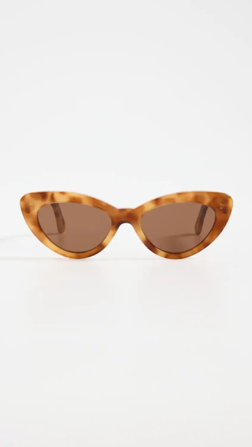 Pamela Amber Brown Flat Lens Sunglasses | Shopbop