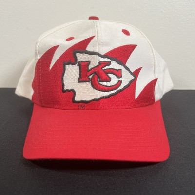 Vintage ‘90s NFL Kansas City Chiefs Sharktooth Design KC Snap back Hat 7 Logo  | eBay | eBay US