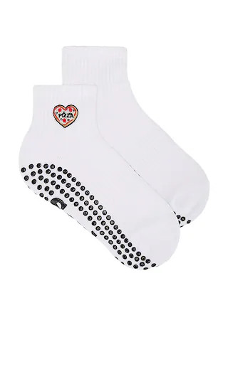 Pizza Sock in White | Revolve Clothing (Global)