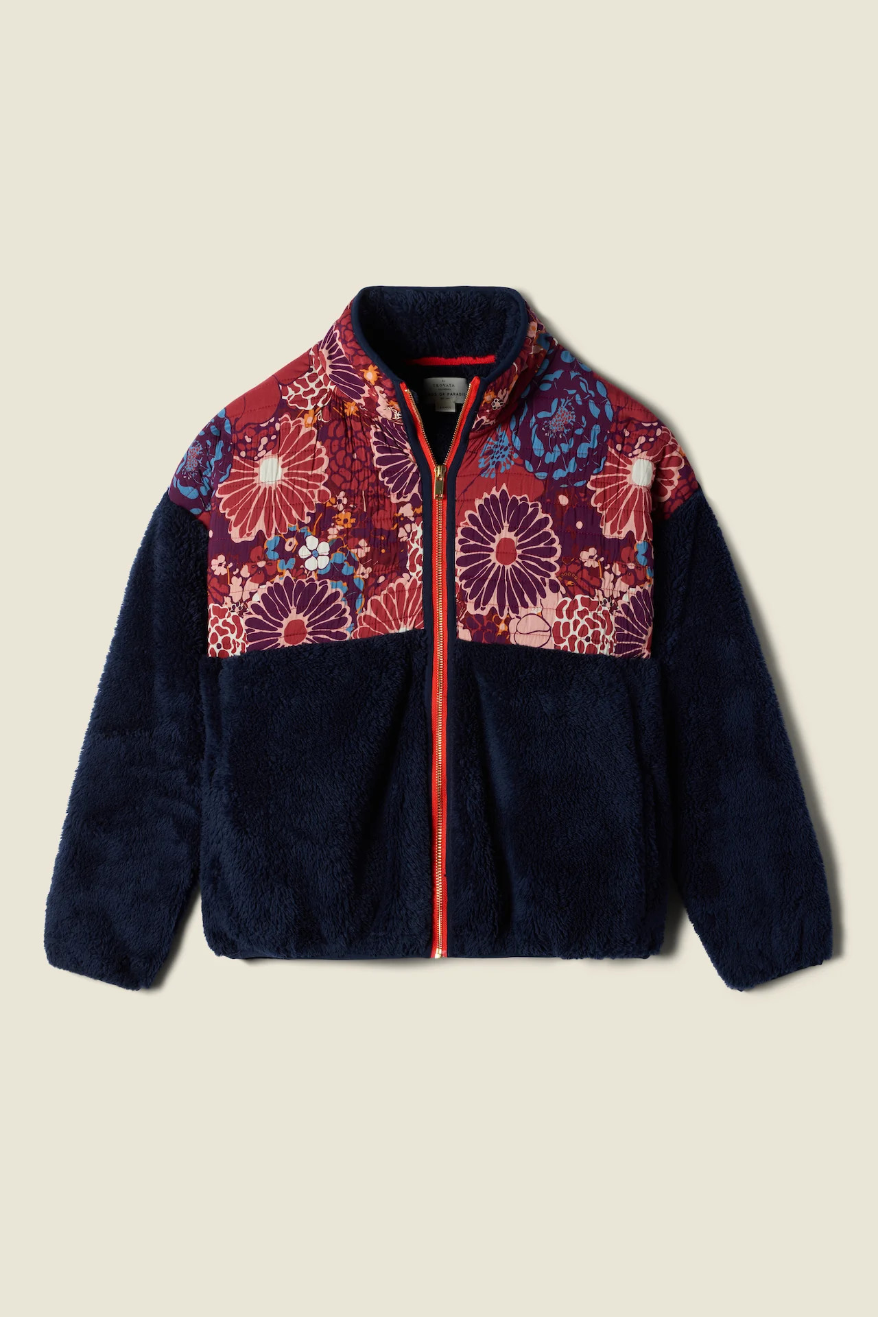 Lennox Zip-Up Berry Bloom | TROVATA