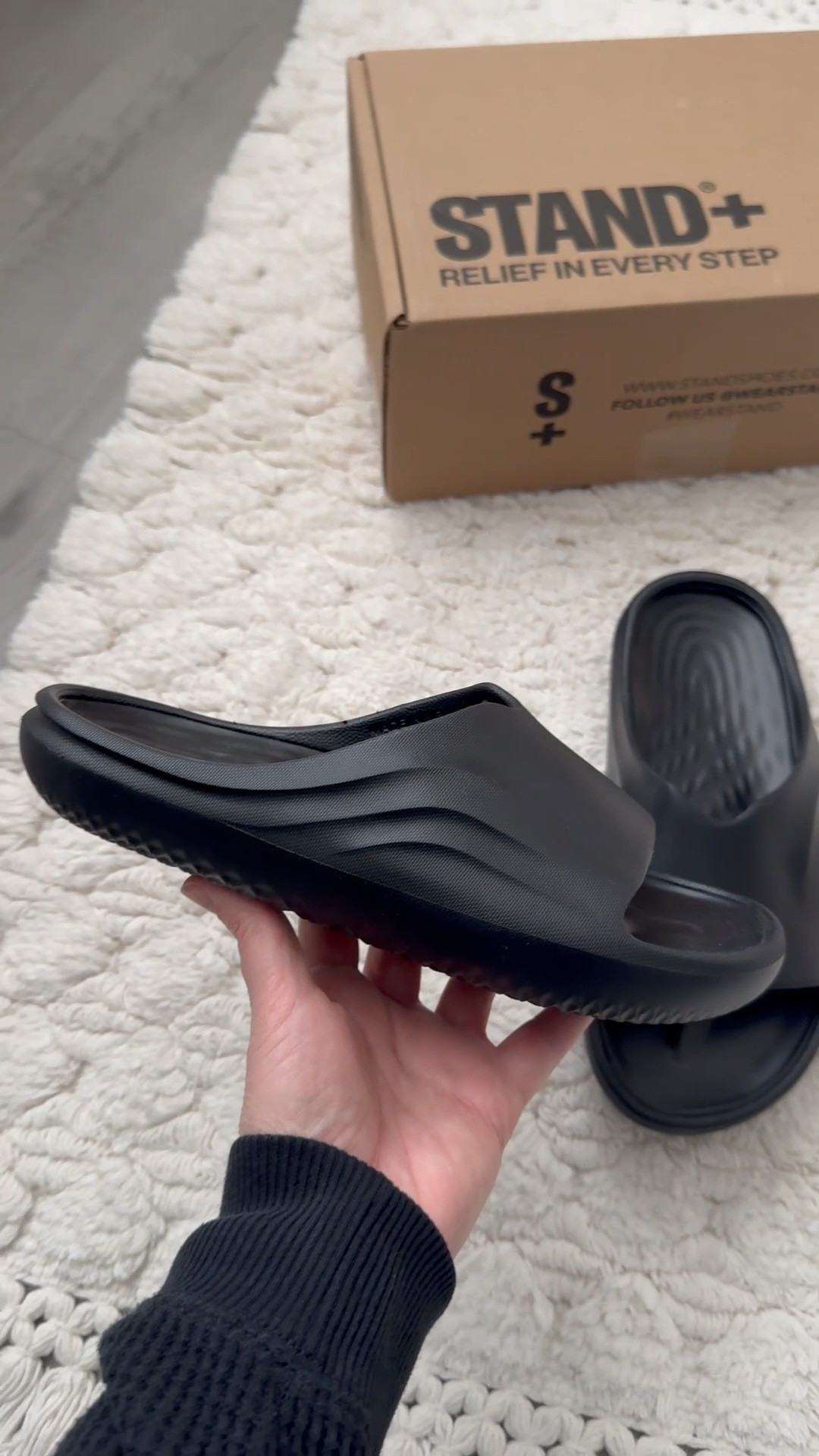 Slip into cloud-level comfort with the ultra-cushy Stand+ AG3 Ultra Comfort slides. The perfect everyday sandal for errands, lounging, post-workout recovery, or running out the door in style. Lightweight, supportive, and designed with a contoured footbed that hugs your feet, these slides make every step feel soft and effortless. The sleek black design keeps them minimal, modern, and easy to pair with literally anything. Once you put them on, you’ll understand why they quickly become an everyday favorite.

comfort slides • cloud slides • cushioned sandals • recovery slides • women’s comfort sandals • black slide sandals • supportive sandals • everyday slides • lightweight sandals • orthopedic slides • trendy comfort shoes • casual slip on sandals • comfy sandals for women • soft footbed sandals • stylish comfort footwear

#LTKStyle #LTKShoeCrush #ComfortSlides #SlideSandals #EverydayStyle #ComfyShoes #CasualStyle #OOTDInspo #NeutralStyle #WalkingOnClouds #FashionFinds #DailyEssentials #CozyStyle #WeekendStyle #FootwearFinds #TrendingNow #MomStyle #CasualChic #ComfortFirst #ViralFinds

#LTKdayinmylife #LTKTravel #LTKootd