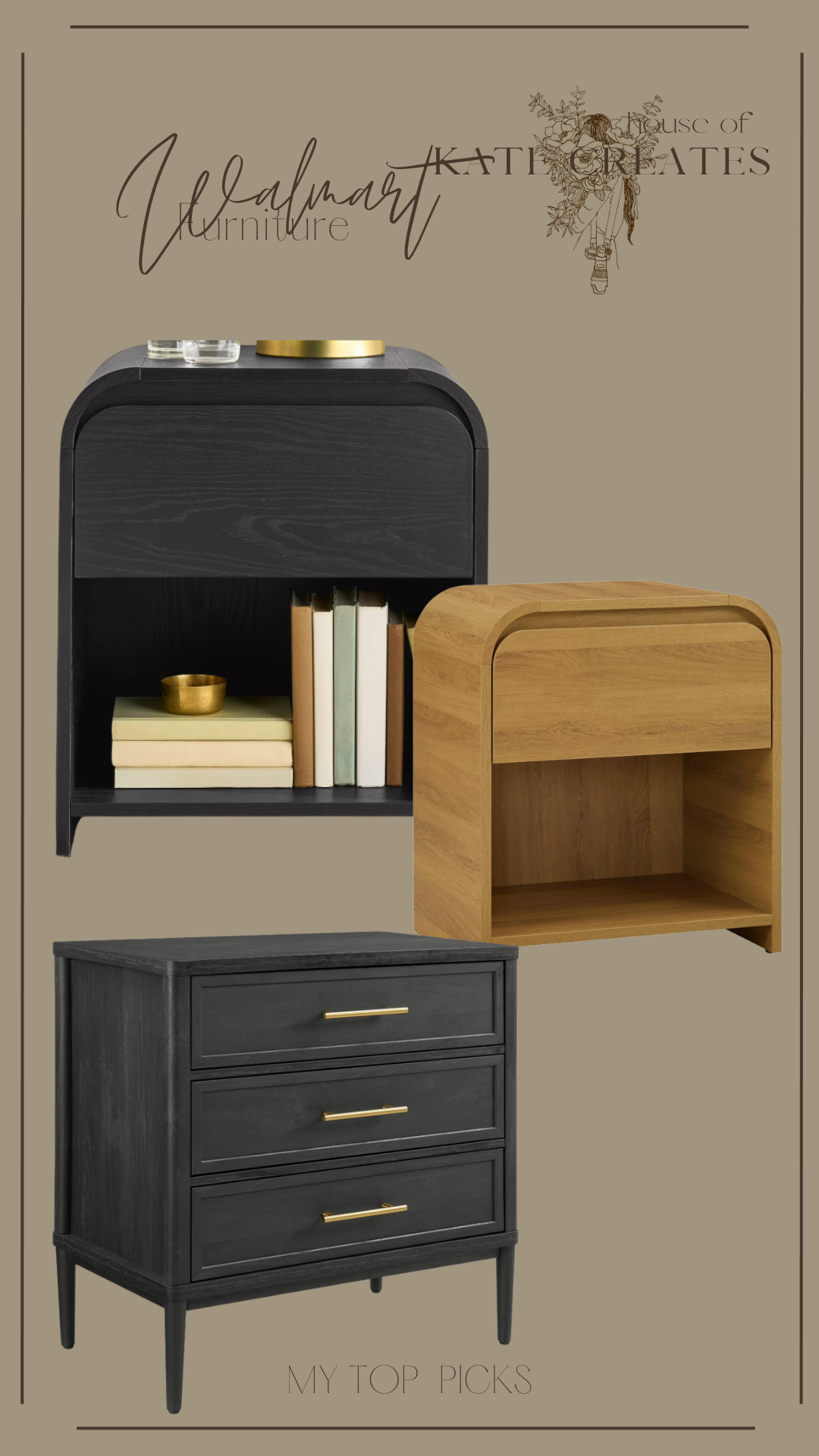 love these nightstand options! 

 