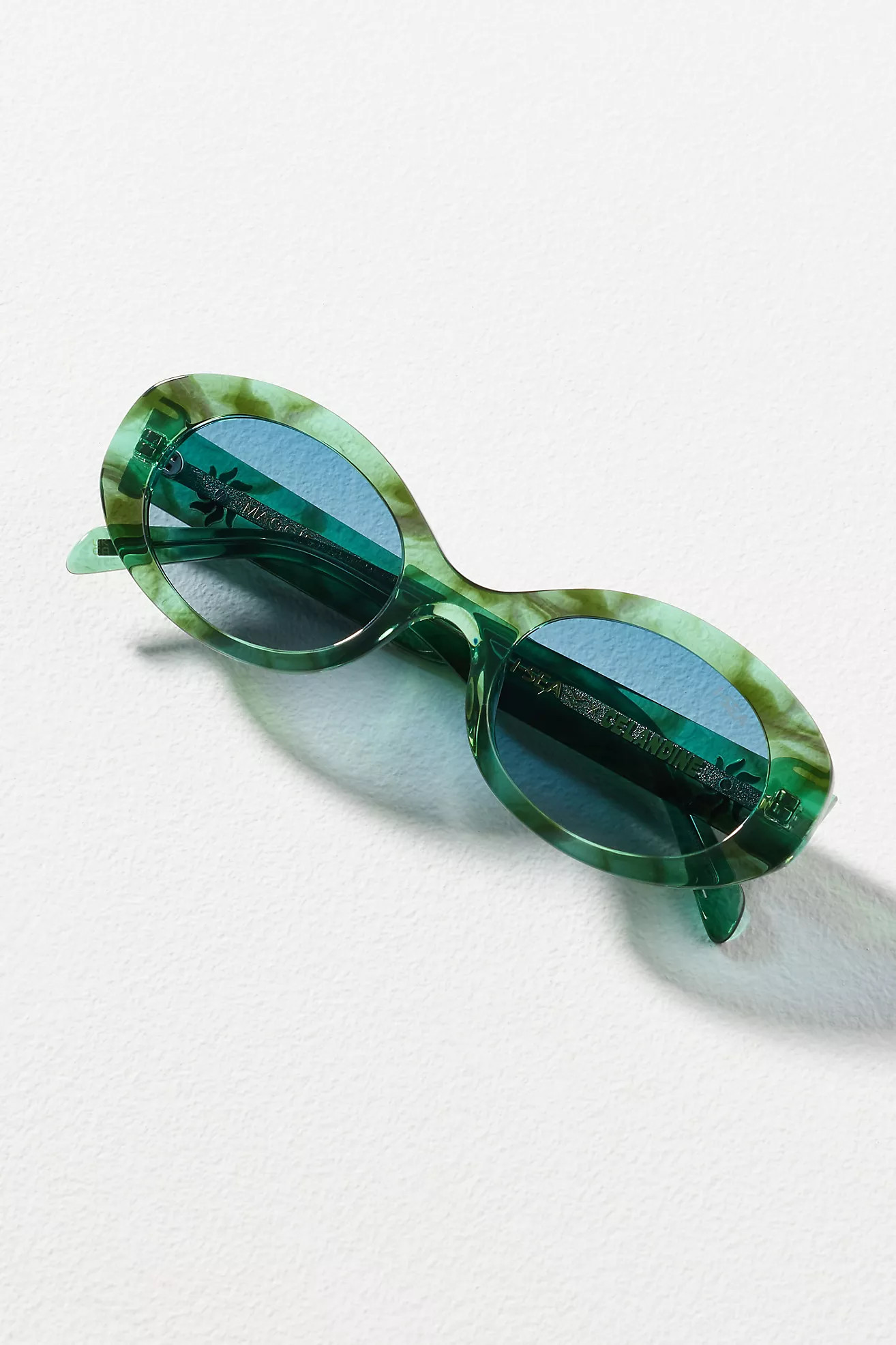 I-SEA Oval Celandine Sunglasses | Anthropologie (US)