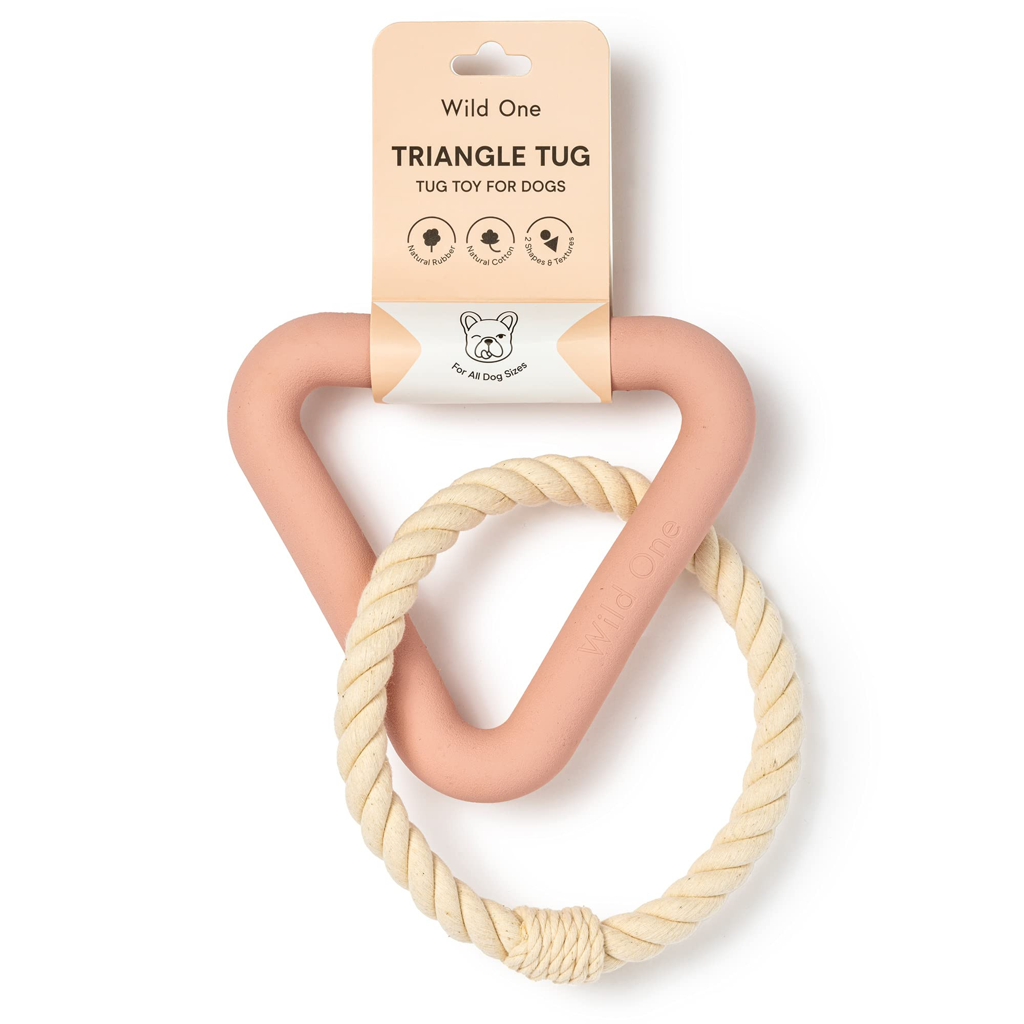 Wild One Triangle Tug Dog Toy for Medium and Large Breeds, Rope Toy, Durable for Average Chewers,... | Amazon (US)