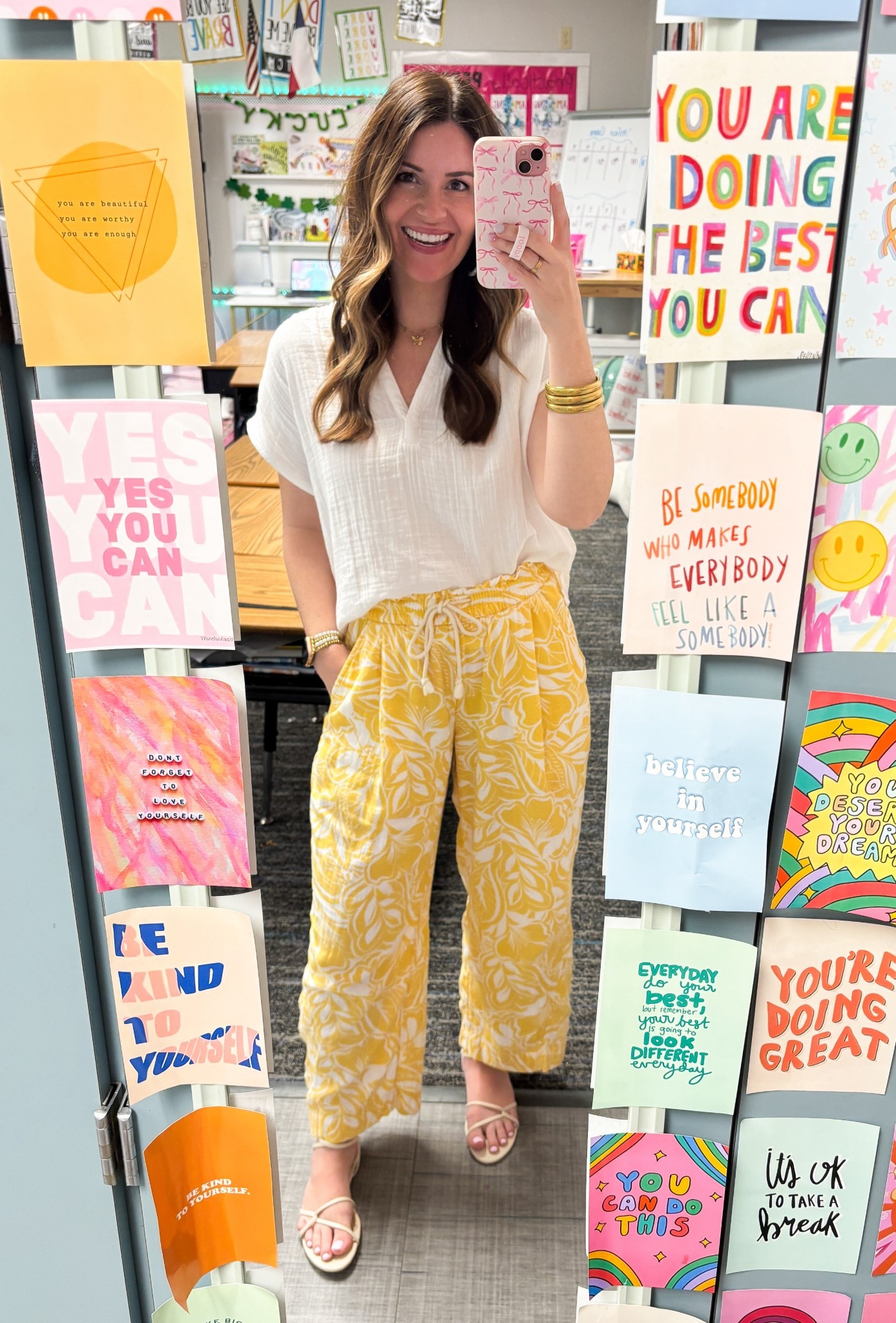 Old navy 50% off sale ends tonight!💛
Top//small
Pants//small petite (5’2)

Spring, summer, matching set, linen, gauze, yellow, sale, teacher, comfort 

#LTKPetite #LTKSaleAlert #LTKootd