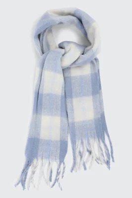 Plaid Fuzzy Scarf | Ardene