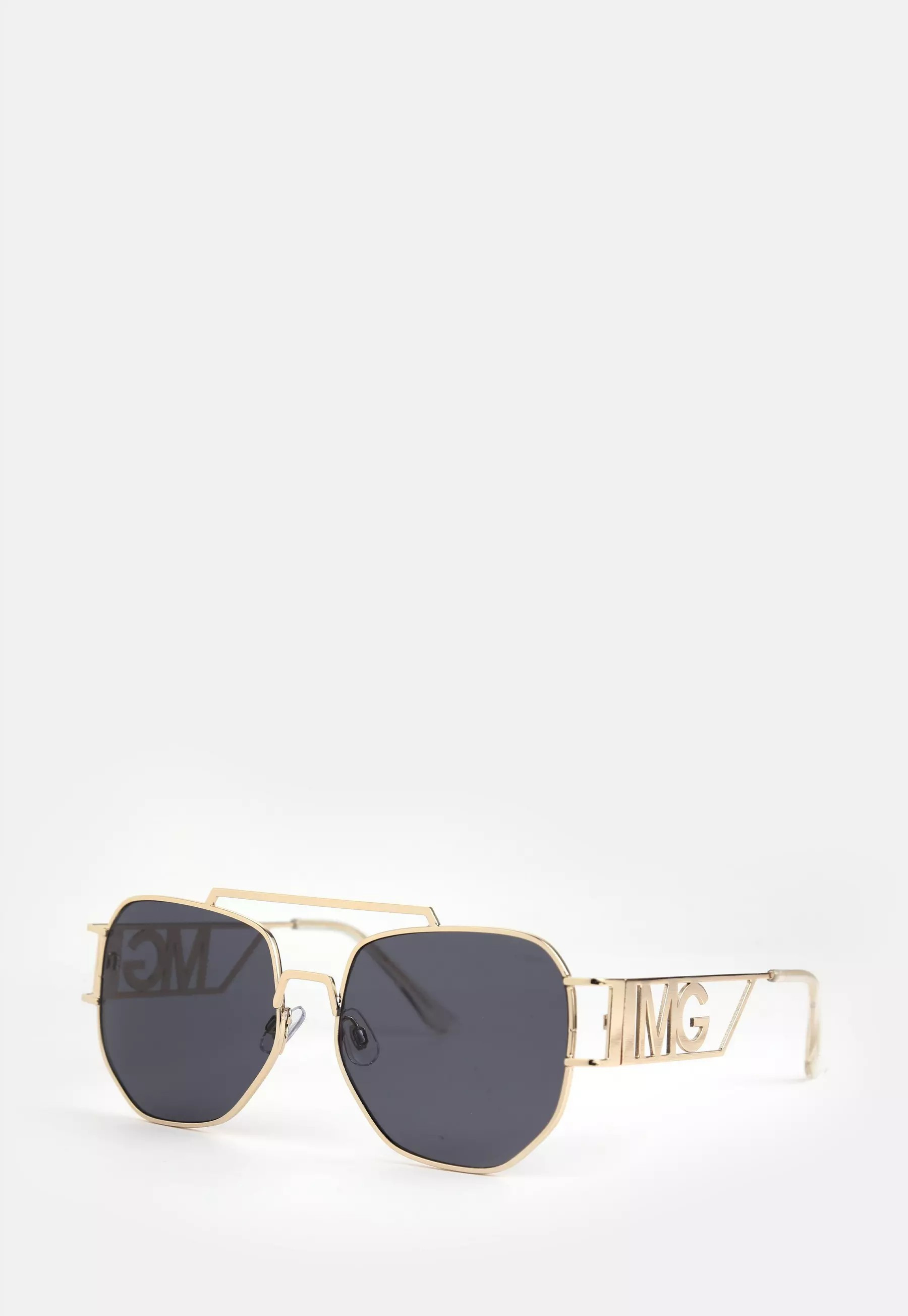 Missguided - Brown MSGD Top Bar Oversized Sunglasses | Missguided (US & CA)