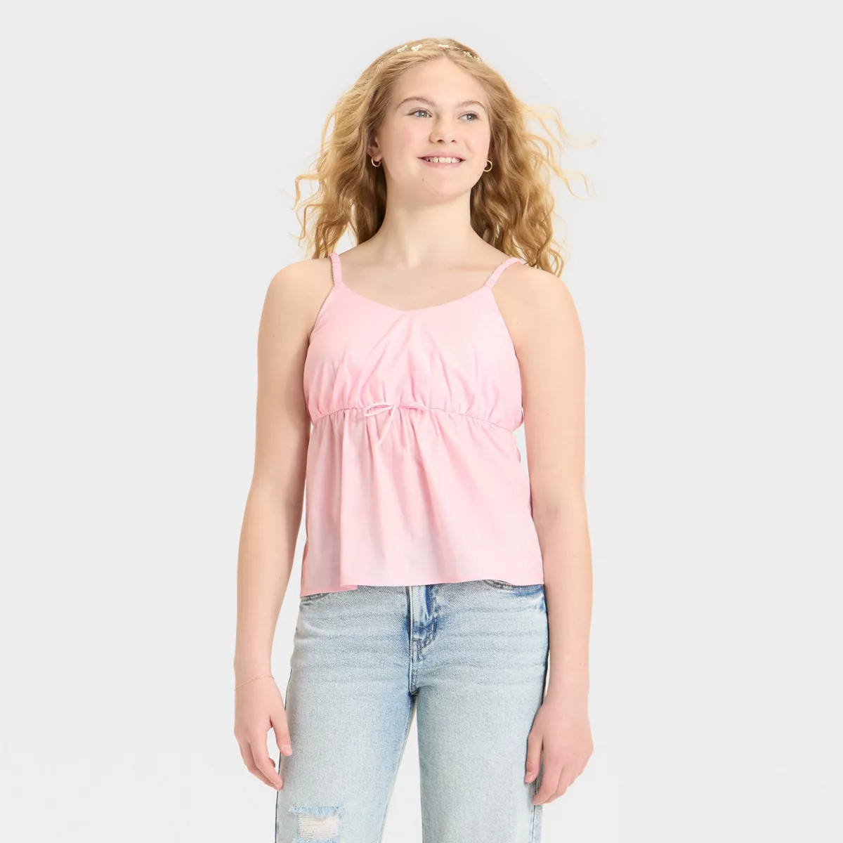 Girls' Babydoll Woven Cami - art class™ | Target
