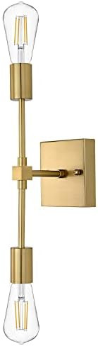 Fullarton 2-Lights Bathroom Vanity Light Fixtures, Mid Century Modern Industrial Wall Sconce ?Ind... | Amazon (US)
