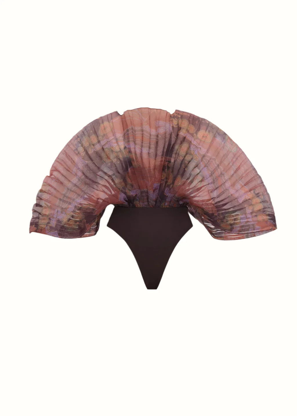 SOMBRA BODYSUIT - KAVA PRINT | ANDREA IYAMAH