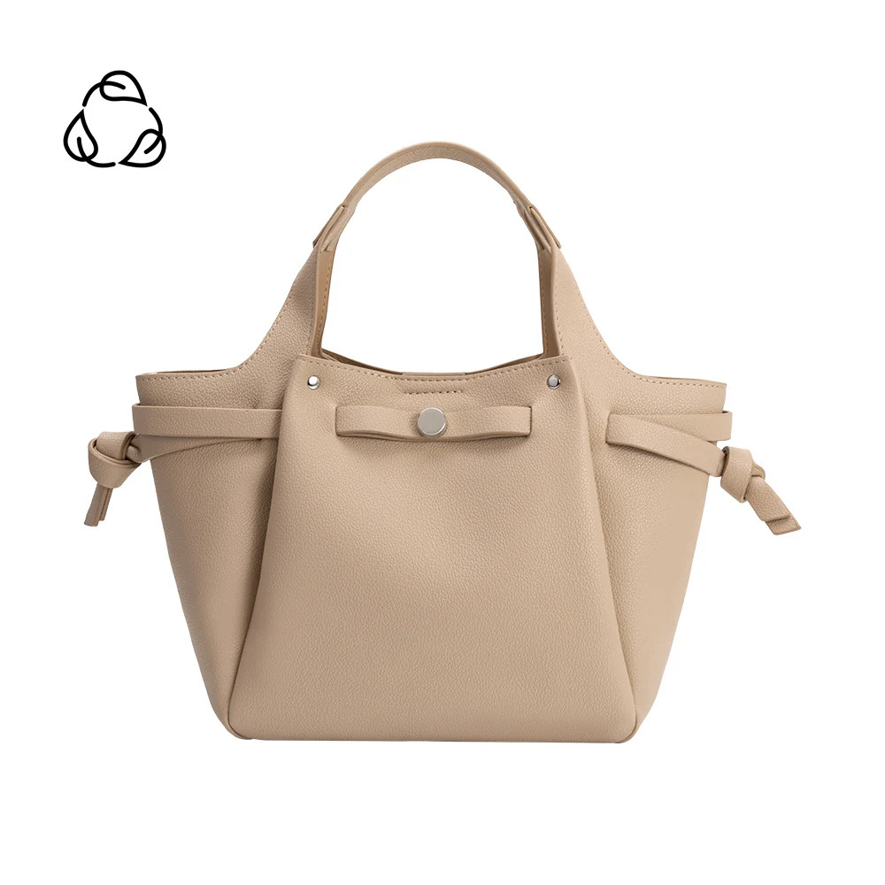 Nude Avril Recycled Vegan Leather Top Handle Bag | Melie Bianco | Melie Bianco