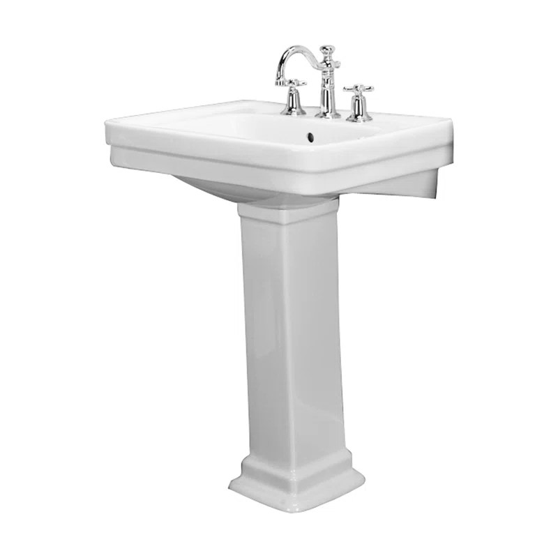 3-644BQ Barclay Sussex Vitreous China Rectangular Bathroom Sink with Overflow | Wayfair North America