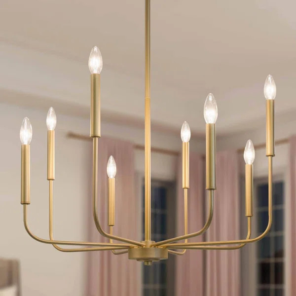 Kaymarie 8 - Light Dining Room Candle Style Modern Farmhouse Chandelier UL Certified | Wayfair North America
