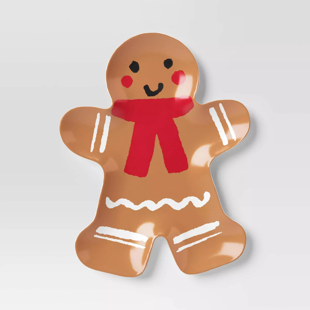 7.7" Christmas Melamine Gingerbread Appetizer Plate Brown - Wondershop™ | Target