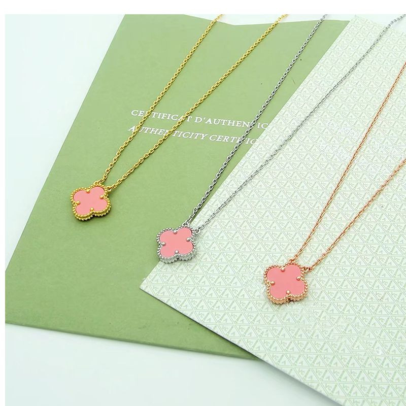 Luxury Brand Designer Necklace For Women Fashionable New Four Leaf Clover Necklace High Quality T... | DHGate