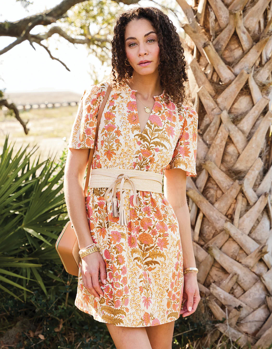 Olivia Poplin Dress McAllister Paisley | Spartina 449