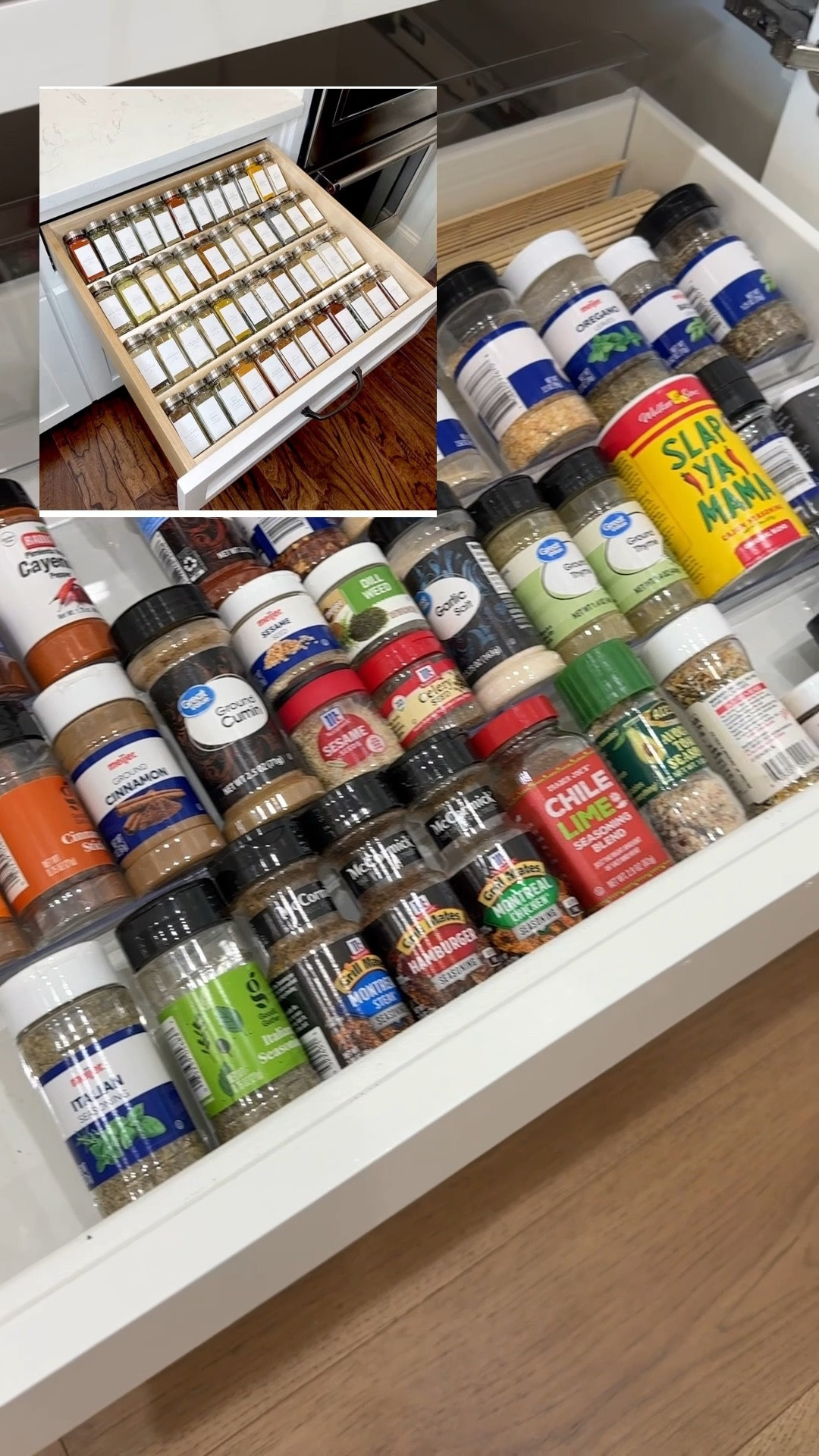 People always ask about this spice organizer, this rack has been a game changer!

#LTKfoodie #LTKHome #LTKSaleAlert