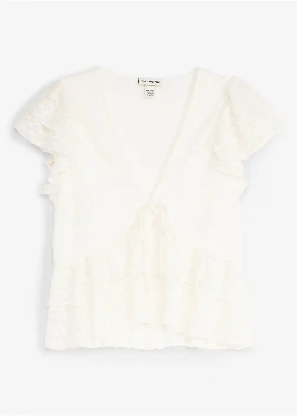 Kurzes Spitzenshirt | Bonprix DE