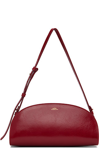 Red Demi-Lune Shoulder Bag | SSENSE