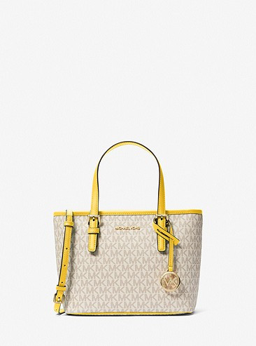 Jet Set Travel Extra-Small Logo Top-Zip Tote Bag | Michael Kors US