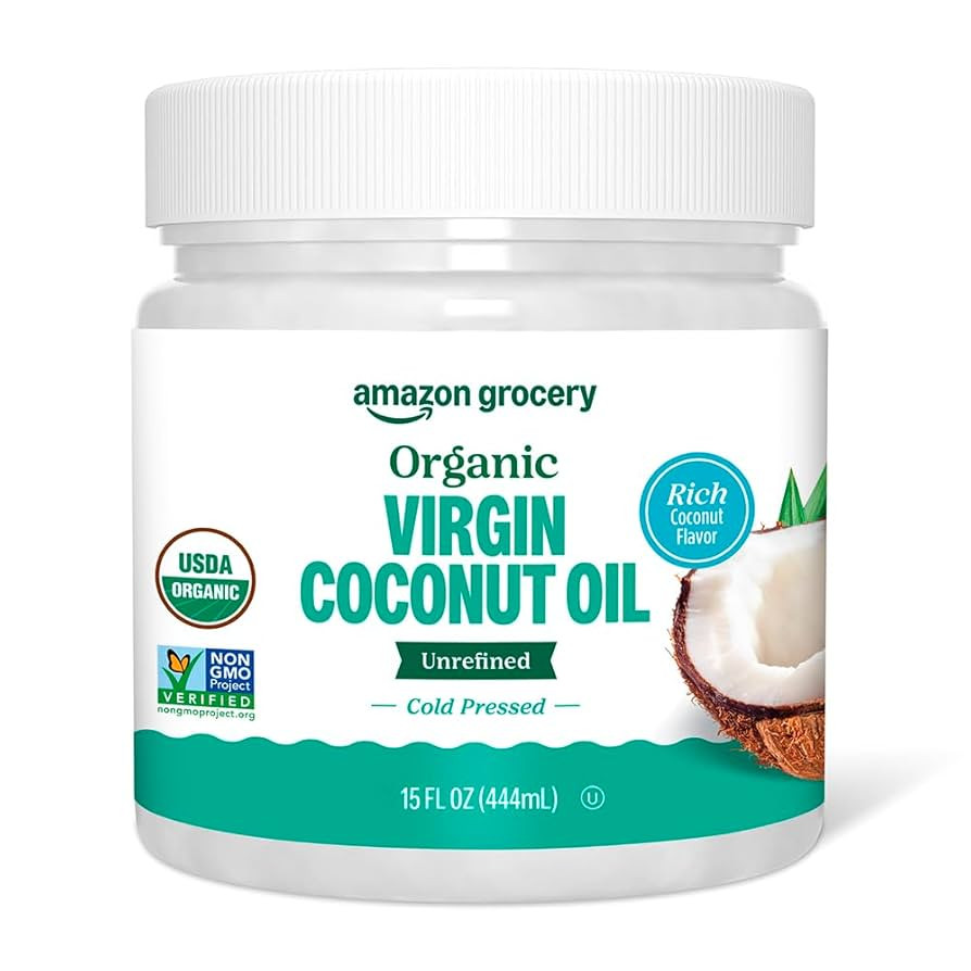 Amazon Grocery, Organic Virgin Coconut Oil, 15 Fl Oz (Previously Amazon Fresh, Packaging May Vary... | Amazon (US)