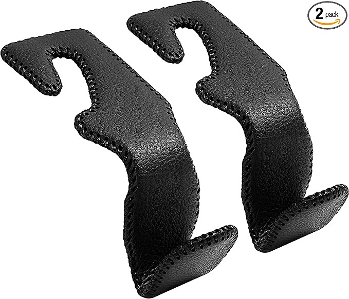 Headrest Hooks for Purses and Bags，Vehicle Back Seat Headrest Hanger Matching Cars Interior Gen... | Amazon (US)