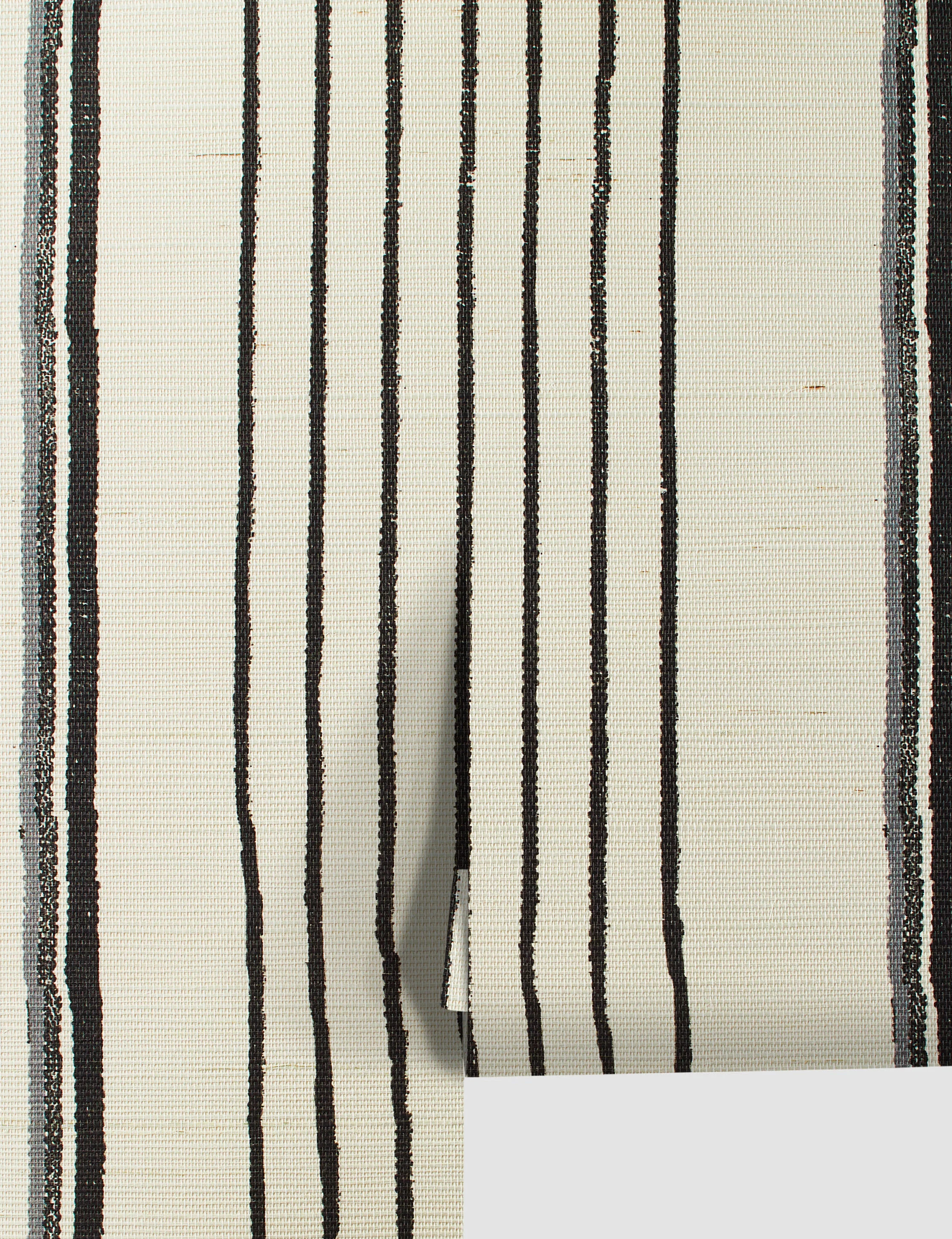 Two Tone Stripe Grasscloth Wallpaper By Nathan Turner | Lulu and Georgia 