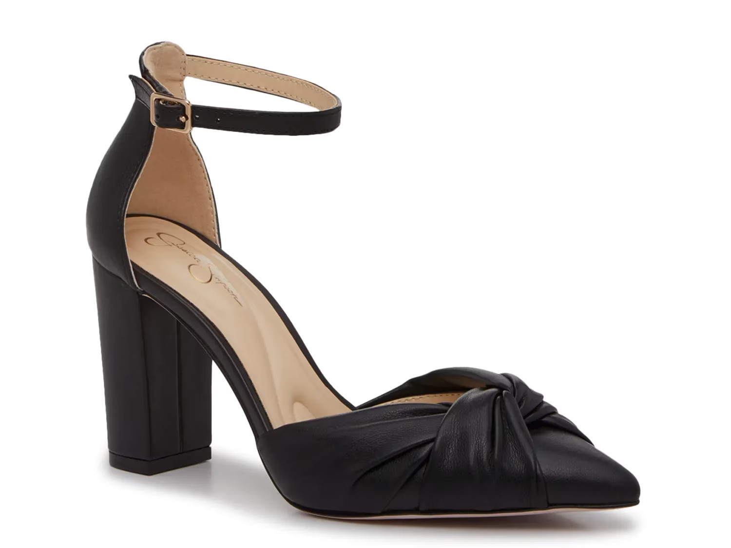 Jessica Simpson Nireida Pump | Women's | Black | Size 7.5 | Pumps | Ankle Strap | DSW
