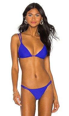 superdown Alisha Strappy Bikini Top in Royal Blue from Revolve.com | Revolve Clothing (Global)